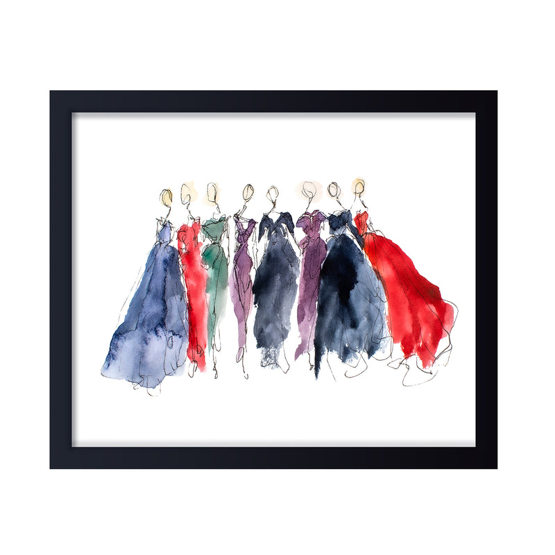 'The Gala' Framed Print Wall Art