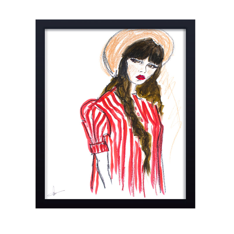 'Monique' Framed Print Wall Art