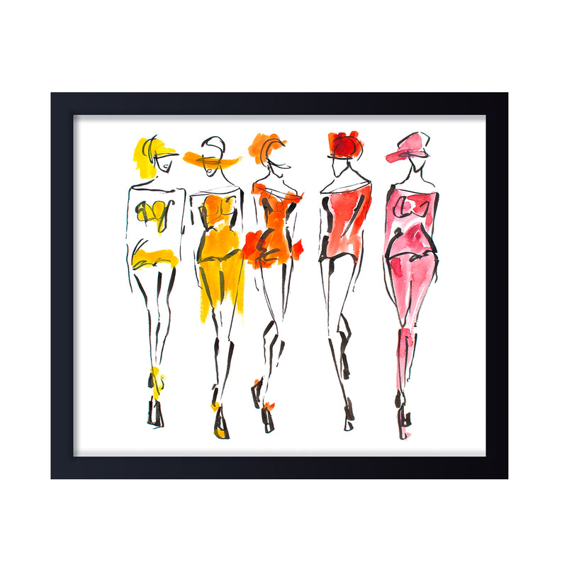 'Tangerine' Framed Print Wall Art