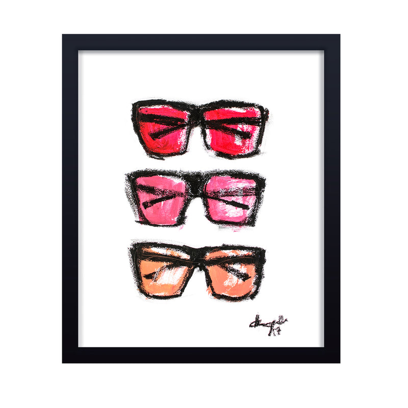 'Sunnies' Framed Print Wall Art