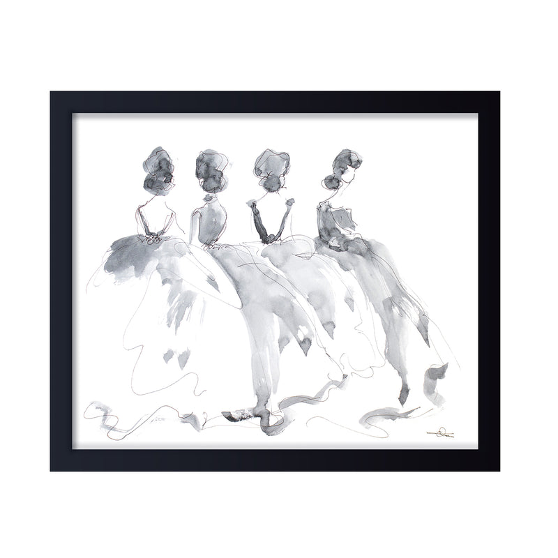 'At The Ball' Framed Print Wall Art