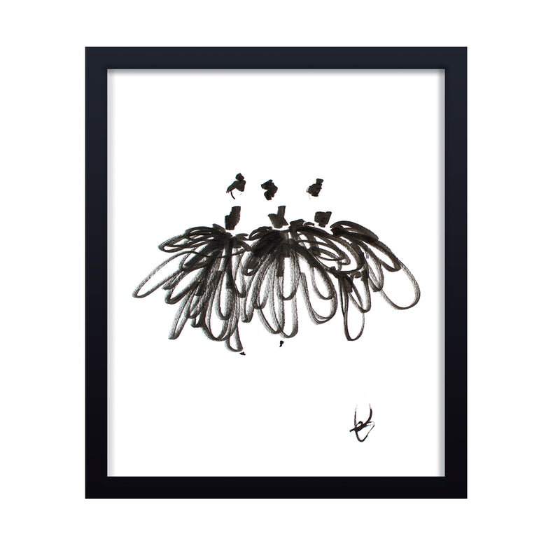 'Study Of Dress No.3' Framed Print Wall Art