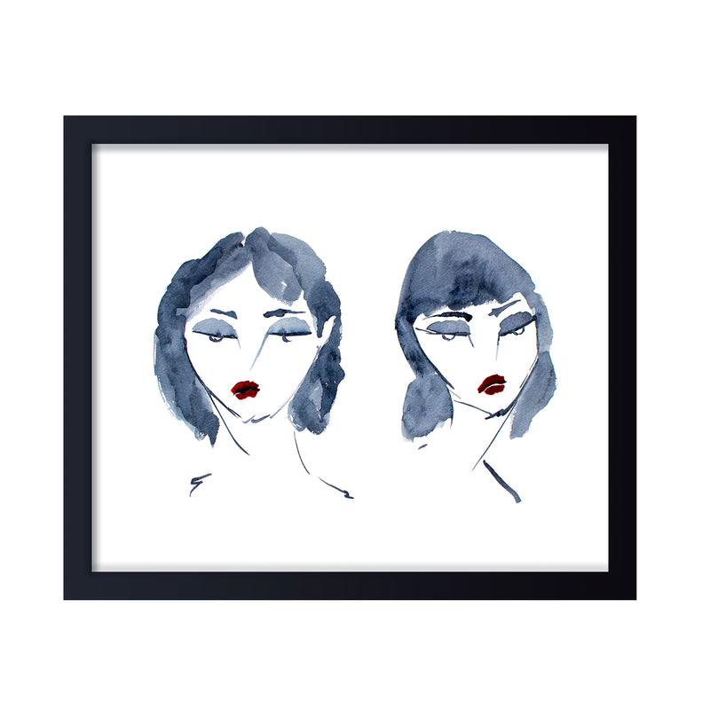 'Sisters No.3' Framed Print Wall Art