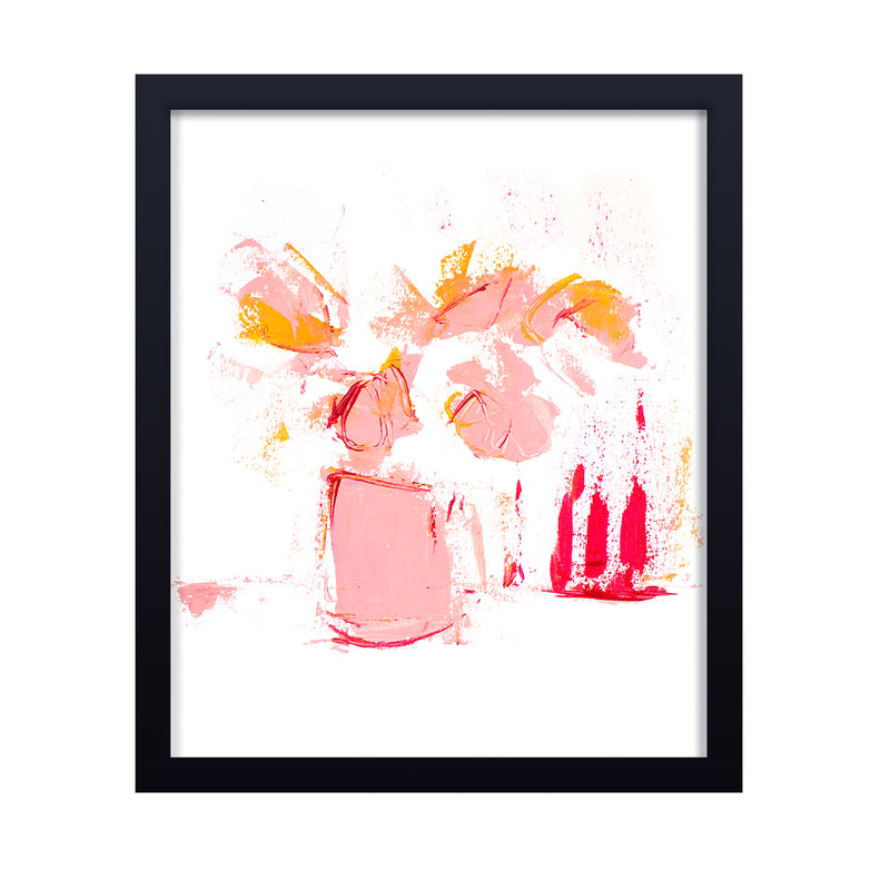 'Tulips And Tears' Framed Print Wall Art