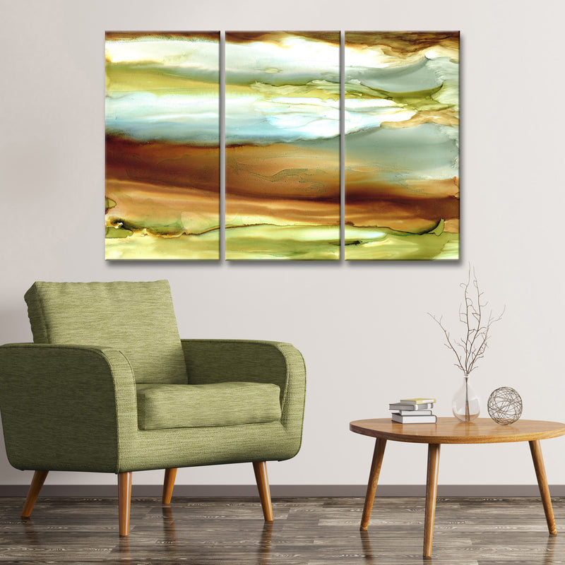 Jupiter' 3 Piece Wrapped Canvas Wall Art Set