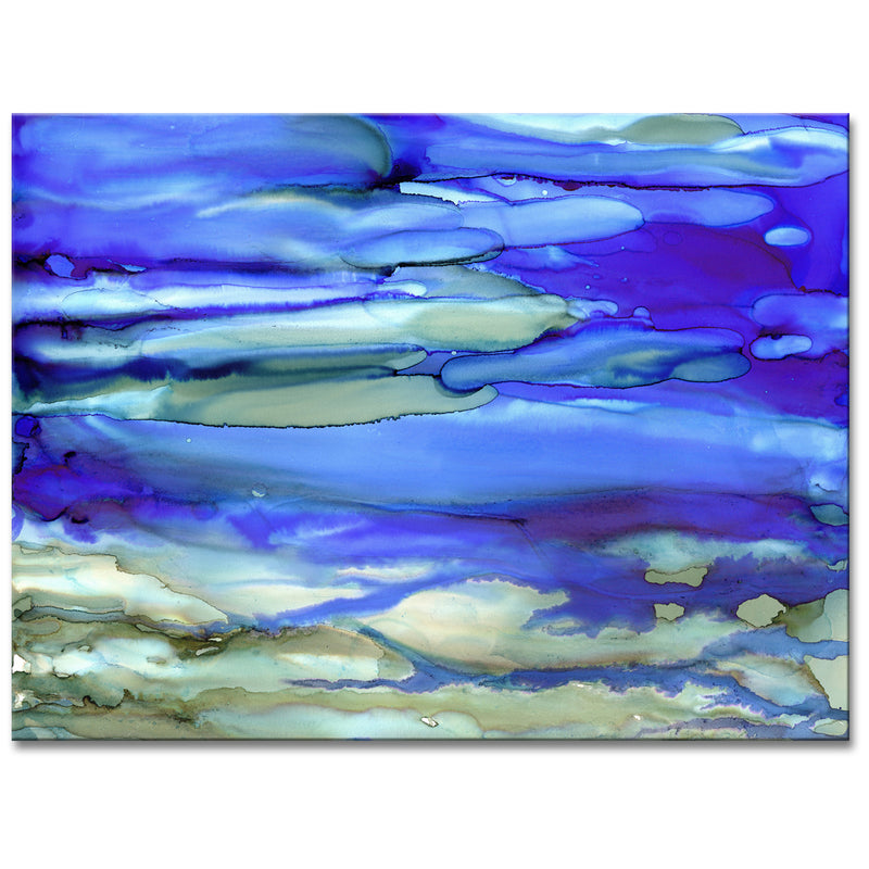 Ocean Blue' Wrapped Canvas Wall Art