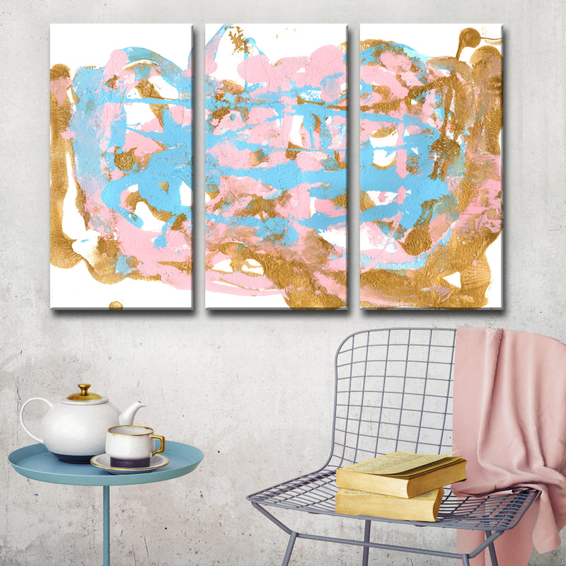 Plie' Wrapped Canvas Wall Art Set