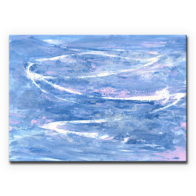 Blue Mist' Wrapped Canvas Wall Art