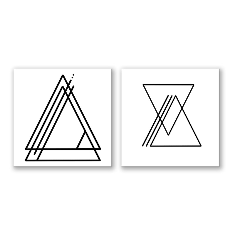 'Ink.Letter.Love XIII & XIV' Canvas Wall Art Set by Corey Morrow