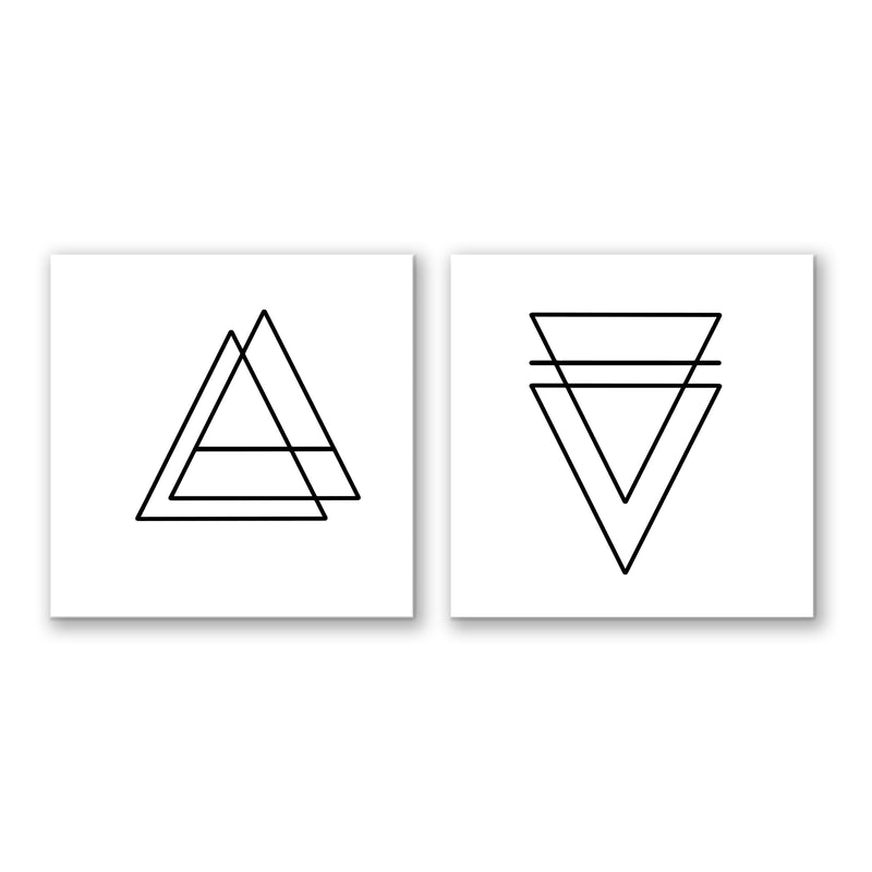 'Ink.Letter.Love XV & XVI' Canvas Wall Art Set by Corey Morrow