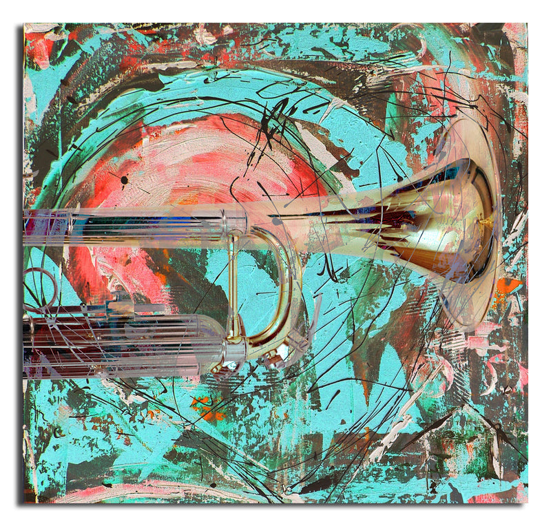 The Color of Jazz XIV' Wrapped Canvas Wall Art