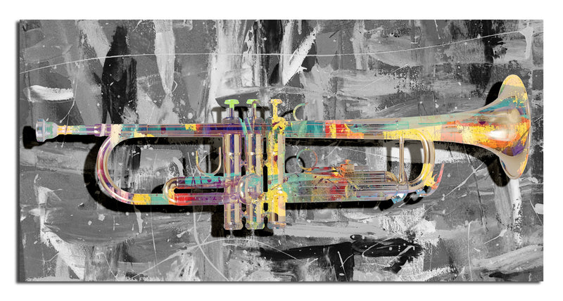 The Color of Jazz XV' Wrapped Canvas Wall Art