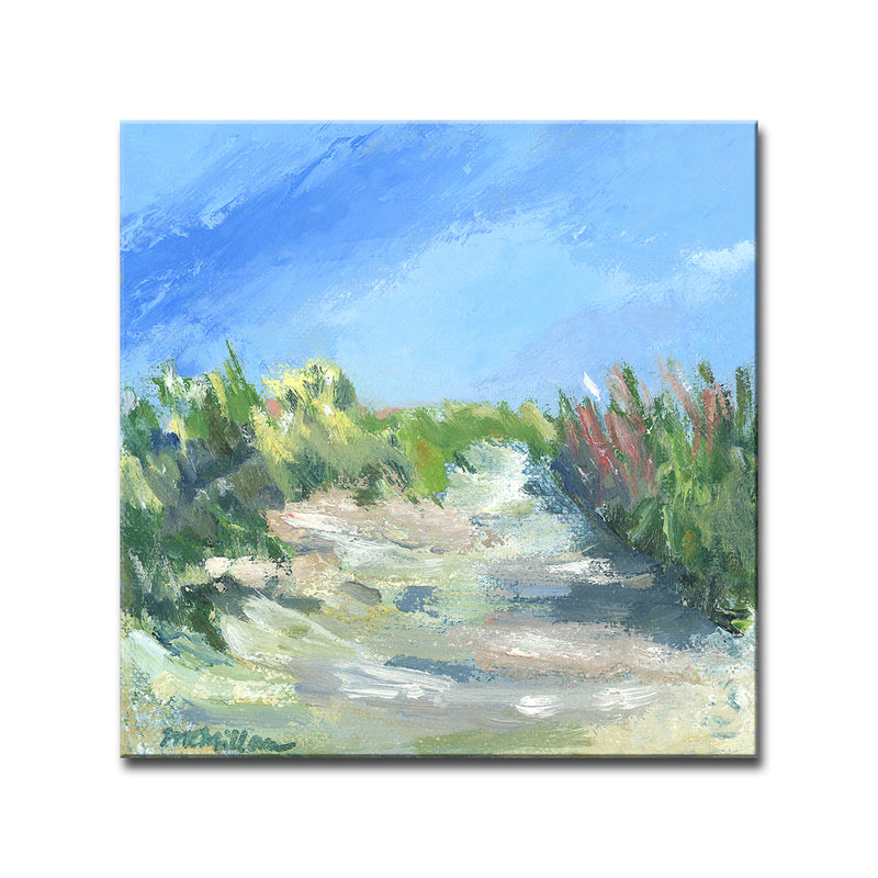 'Seagrass Walk' Wrapped Canvas Wall Art