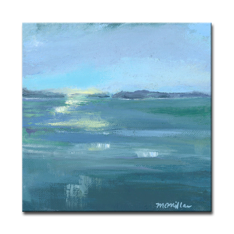 'Dusk on the Water' Wrapped Canvas Wall Art