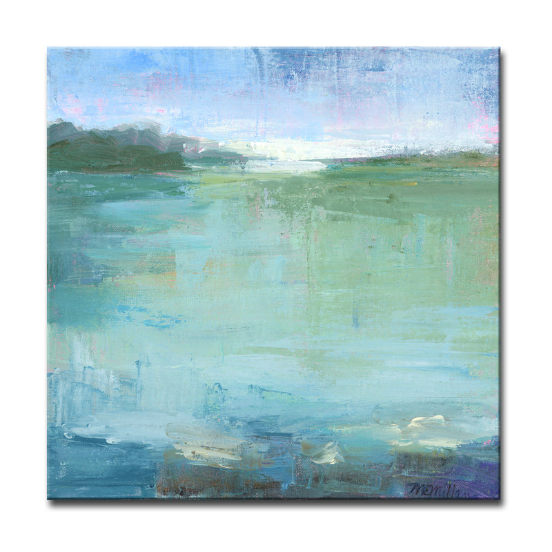 'Watery' Wrapped Canvas Wall Art
