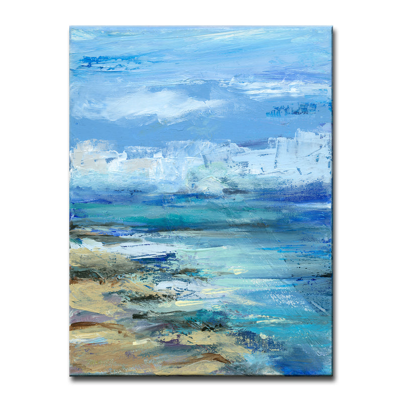 'Coastal Shores' Wrapped Canvas Wall Art