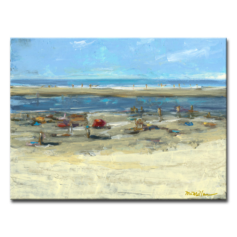 'Day at the Shore' Wrapped Canvas Wall Art