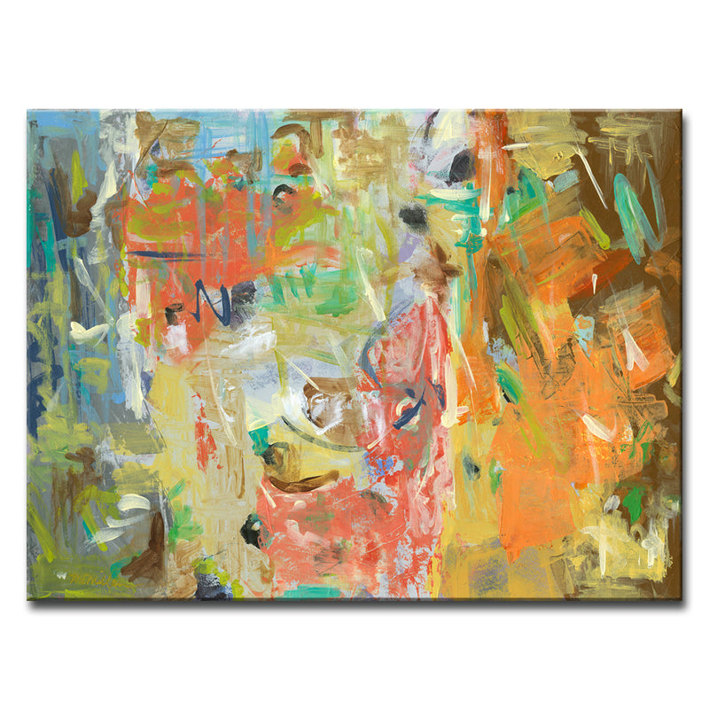 'Life in Color' Wrapped Canvas Wall Art