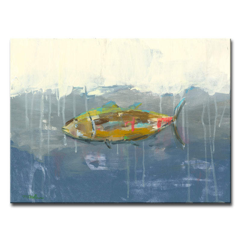 'Tuna in Water' Wrapped Canvas Wall Art