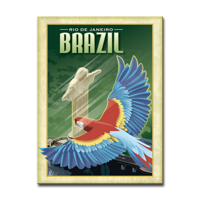 Rio de Janeiro - Brazil' Wrapped Canvas Wall Art