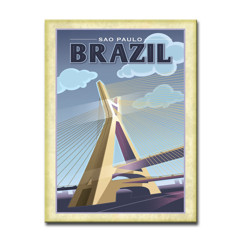 Sao Paulo - Brazil' Wrapped Canvas Wall Art