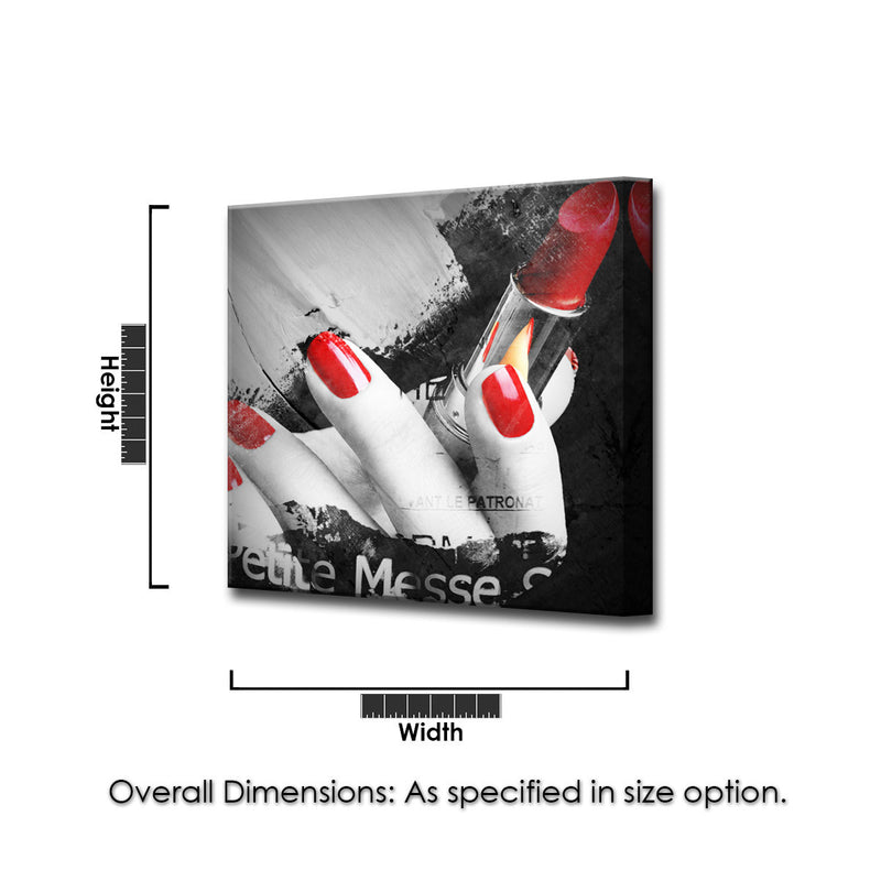 Urban Fashion XVIII' Wrapped Canvas Wall Art