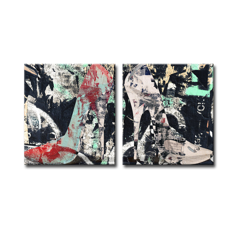 Urban Fashion XIX' Wrapped Canvas Wall Art