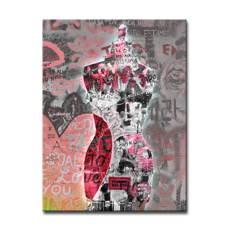Urban Fashion I' Wrapped Canvas Wall Art
