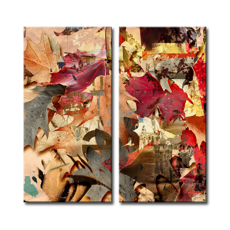 Fall Ink VIII' Wrapped Canvas Wall Art