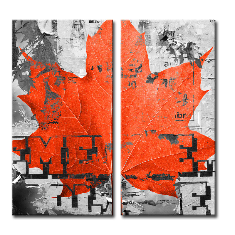 Fall Ink XXIII' Wrapped Canvas Wall Art