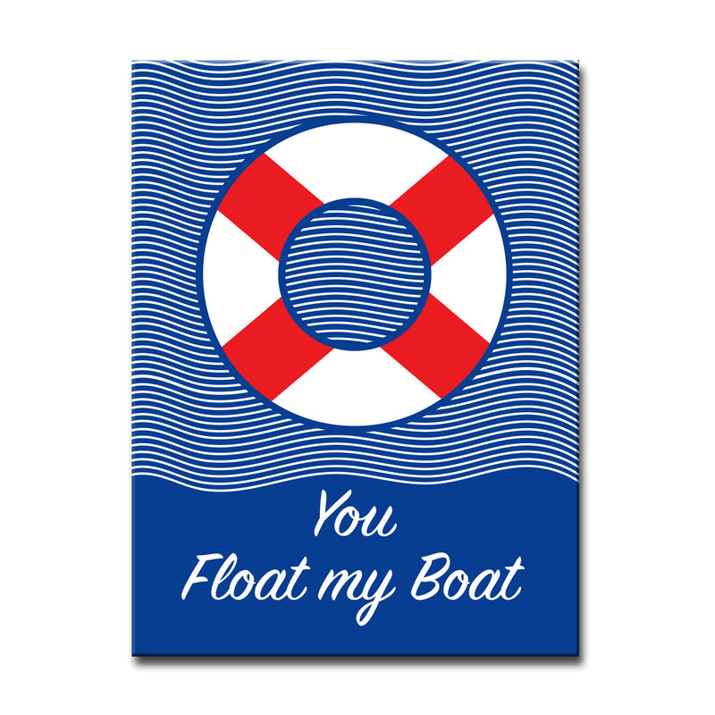 You Float my Boat' Wrapped Canvas Wall Art