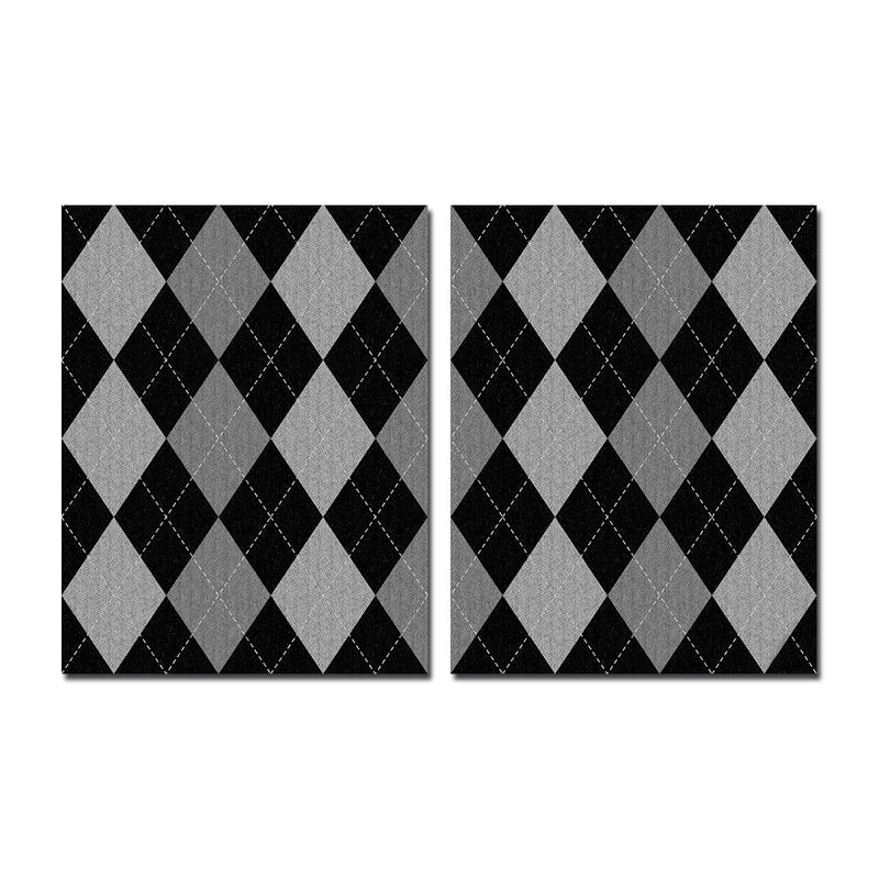 Geometric Study XVI' 2 Piece Wrapped Canvas Wall Art Set