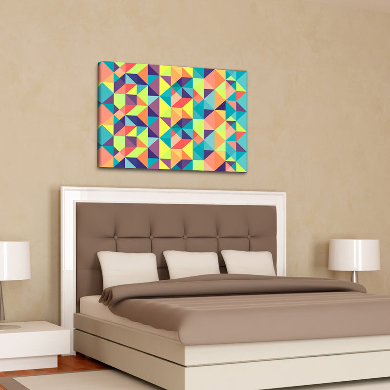 Geometric Study XXII' Wrapped Canvas Wall Art