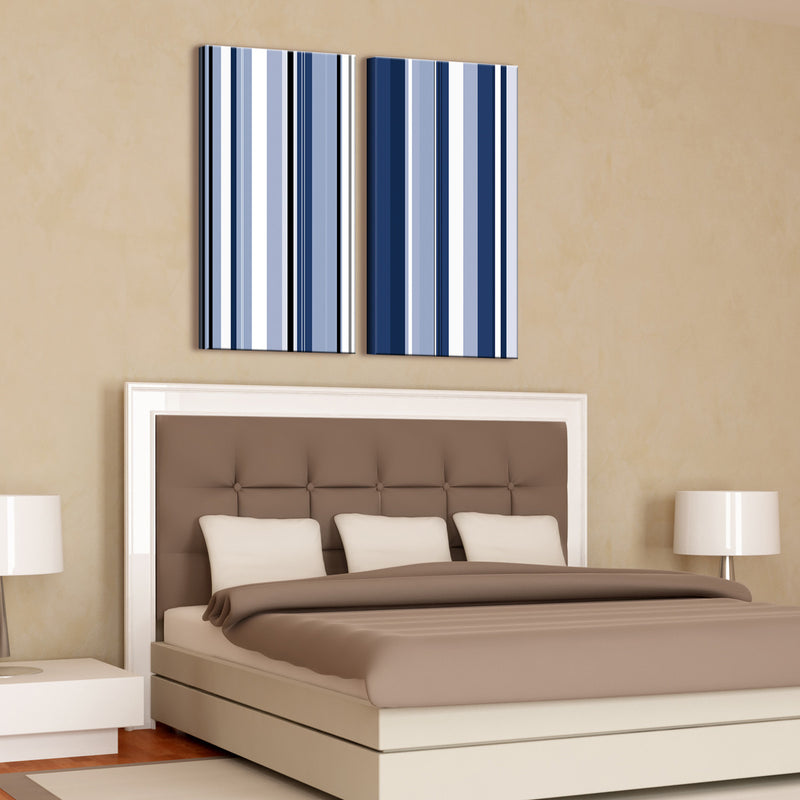 Geometric Study VI' 2 Piece Wrapped Canvas Wall Art Set