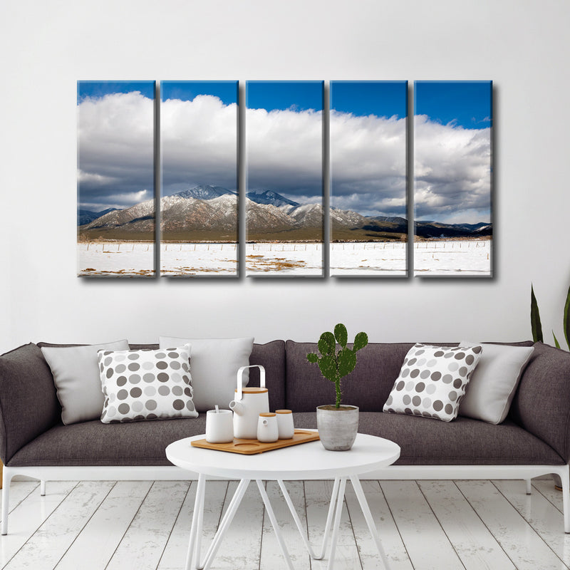 Taos Mountain Cloud' Wrapped Canvas Wall Art Set