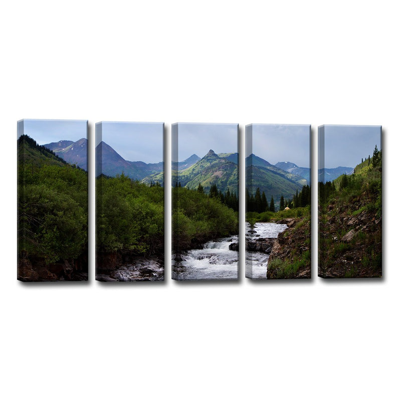 Slate River' Wrapped Canvas Wall Art Set