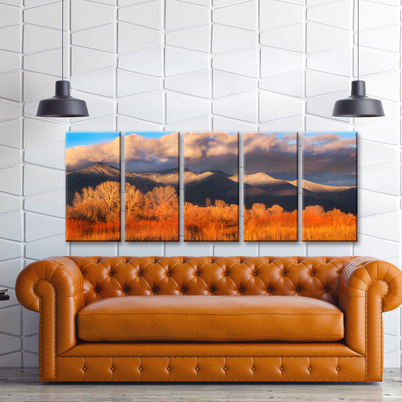 Taos Mountains' Wrapped Canvas Wall Art Set