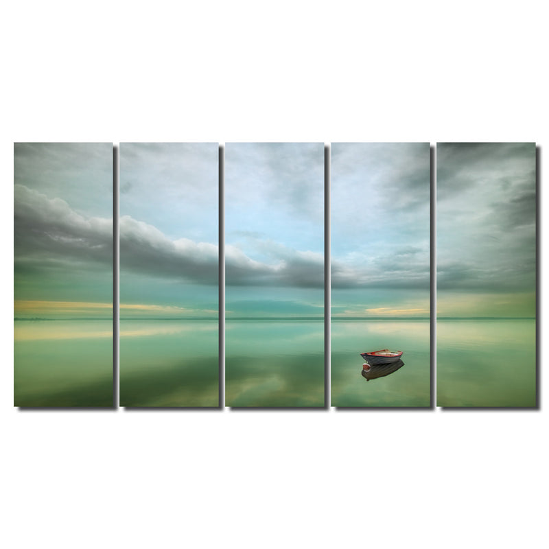 Indoor/Outdoor 5 Piece Wall Art Set 'Calm' in ArtPlexi