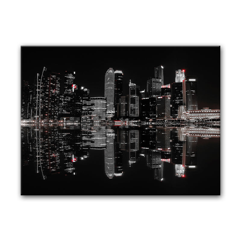Night in the City' Wrapped Canvas Wall Art