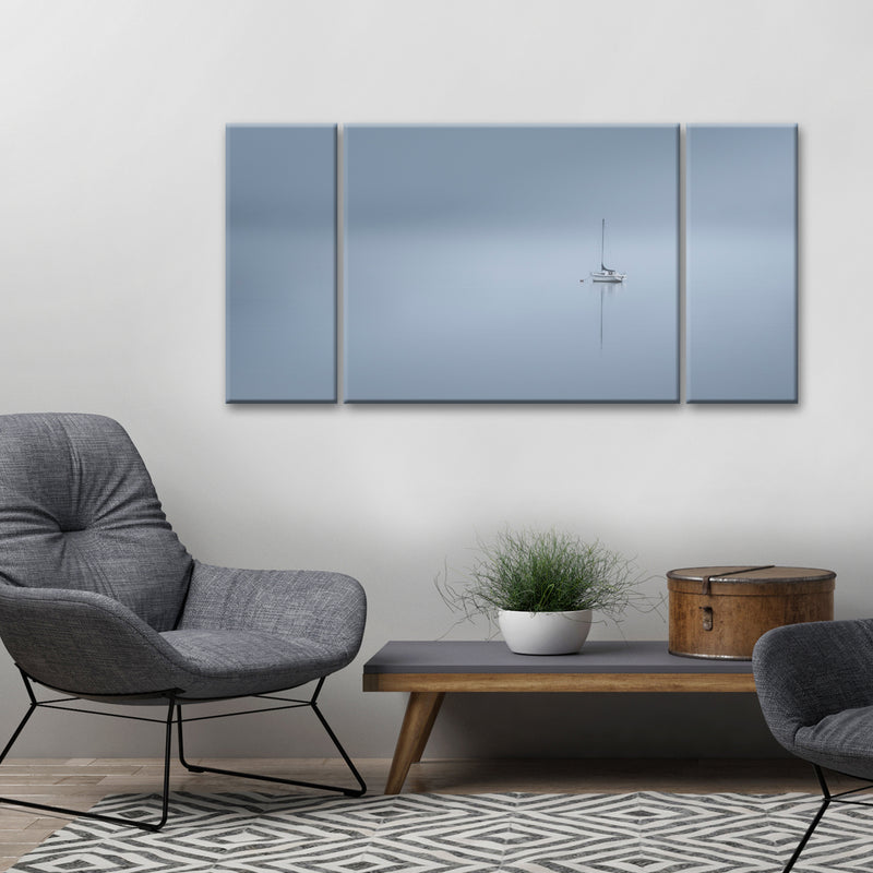 The Lonesome Boatman' Wrapped Canvas Wall Art Set