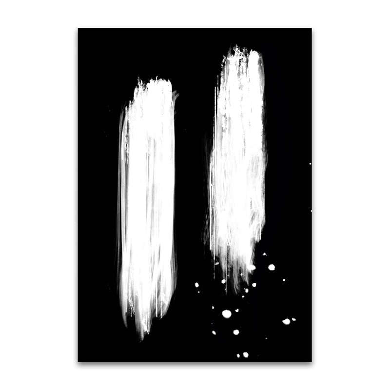 'Negatives Strokes' Wall Art