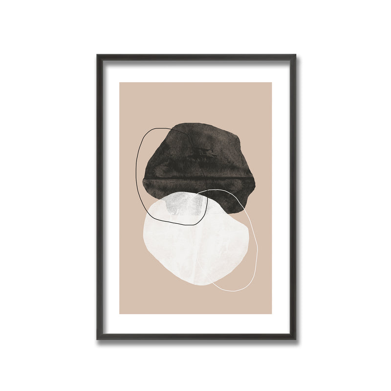 "Cosmic Abstract" Framed Print Wall Art