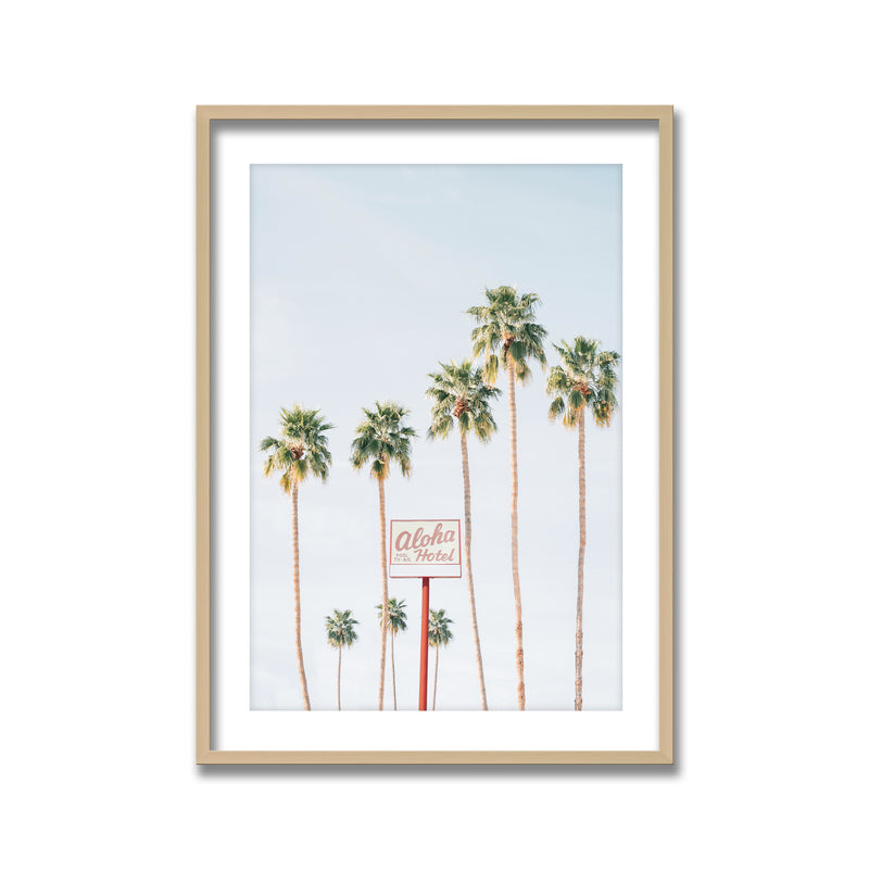 "Aloha Hotel" Framed Print Wall Art