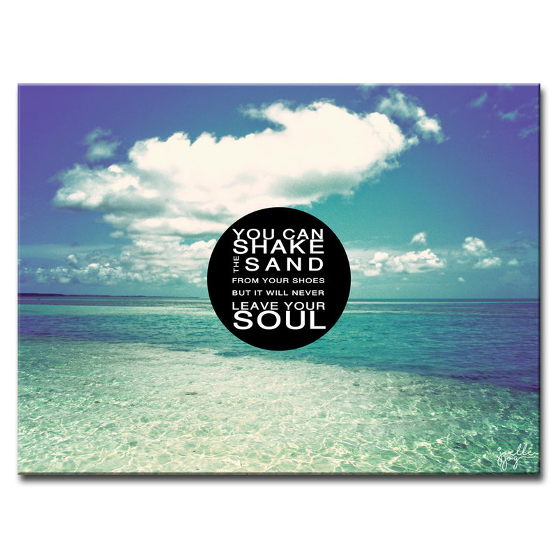 Shake Sand' Wrapped Canvas Wall Art