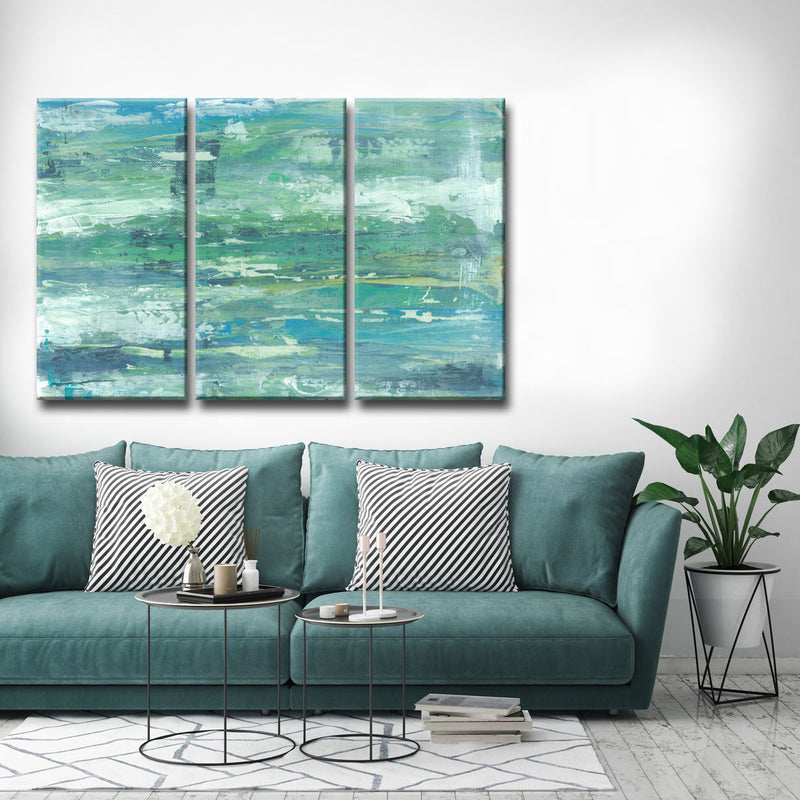 Seafoam Coast' 2 Piece Wrapped Canvas Wall Art Set