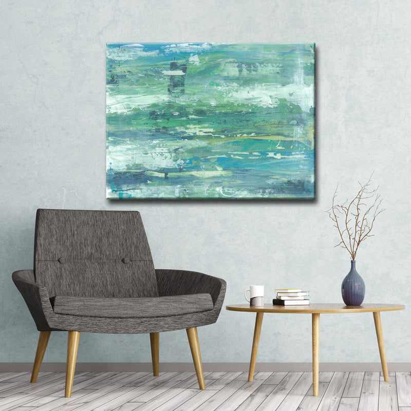 Seafoam Coast' Wrapped Canvas Wall Art