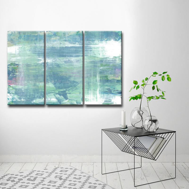 Koi Pond Refections' 3 Piece Wrapped Canvas Wall Art Set