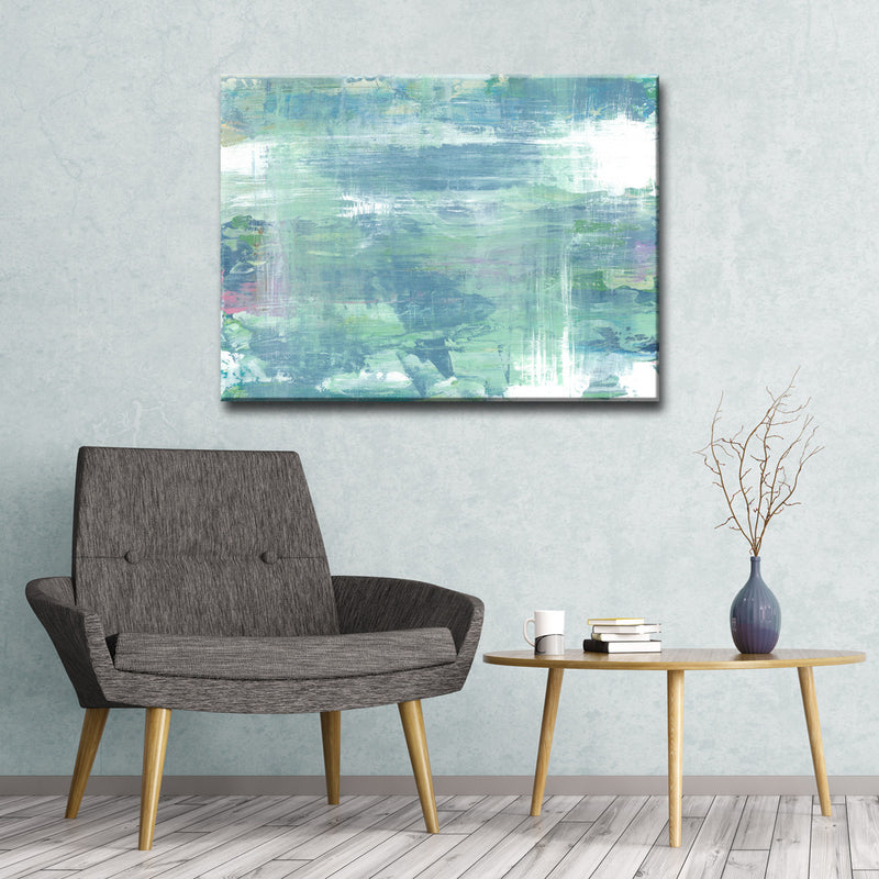 Koi Pond Refections' Wrapped Canvas Wall Art