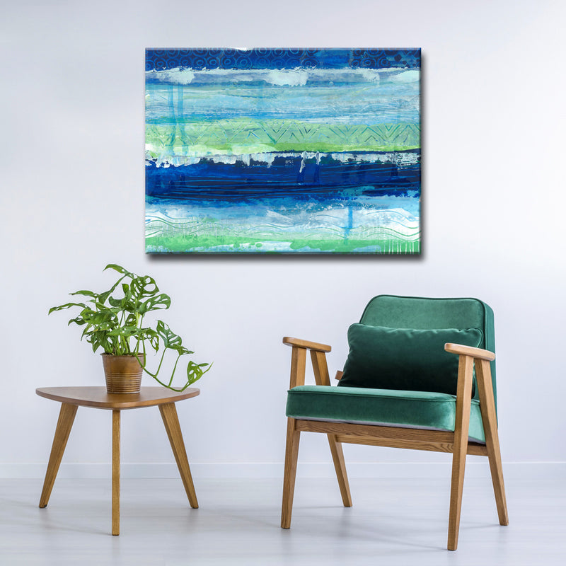 Tropical Deep Sea' Wrapped Canvas Wall Art