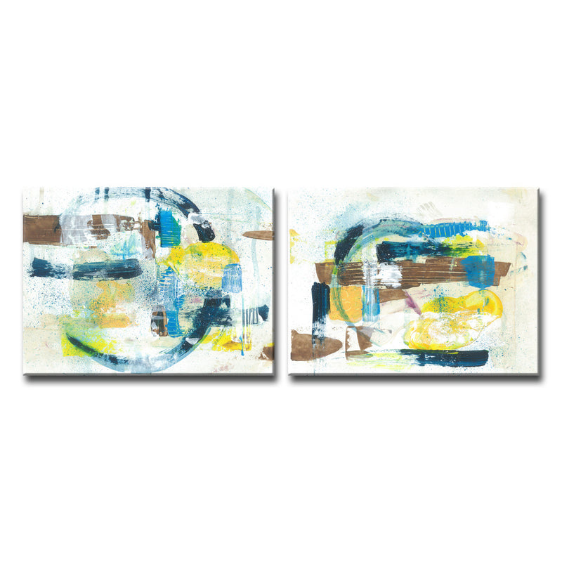 Sun & Shade' 2 Piece Wrapped Canvas Wall Art Set